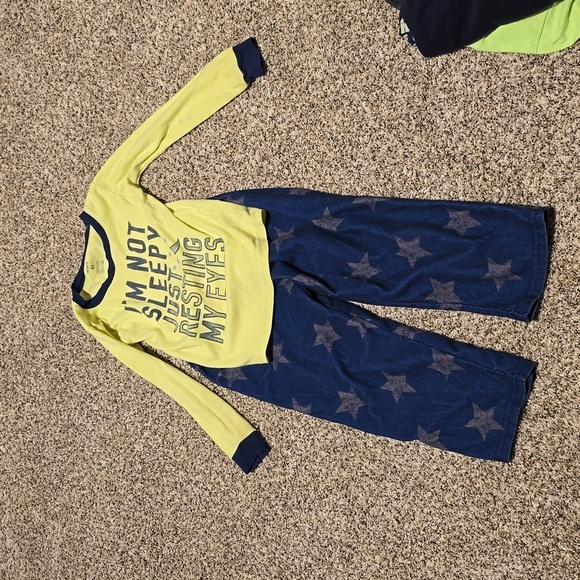 Lot of 4 Carter's Boys Pajamas size 4 - Picture 5 of 5